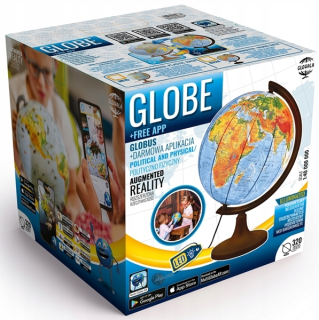 Globe Zachem politická a fyzická st. 32 cm